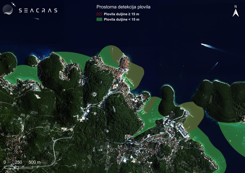 Vessel detection image based on our analysis to support marine conservation.