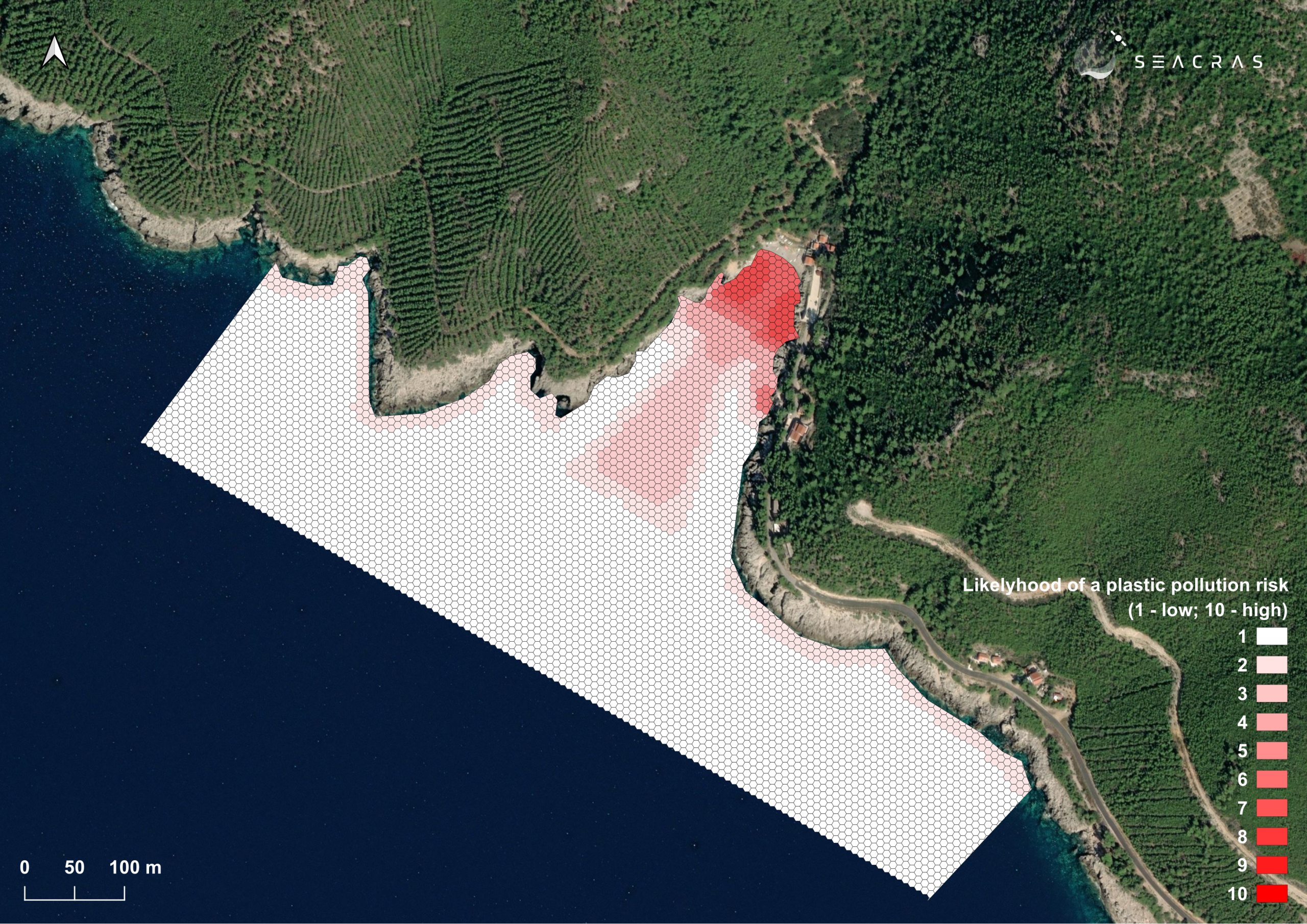 Sutmiholjska beach on Mljet island, where alarming rates  of plast pollution were detected