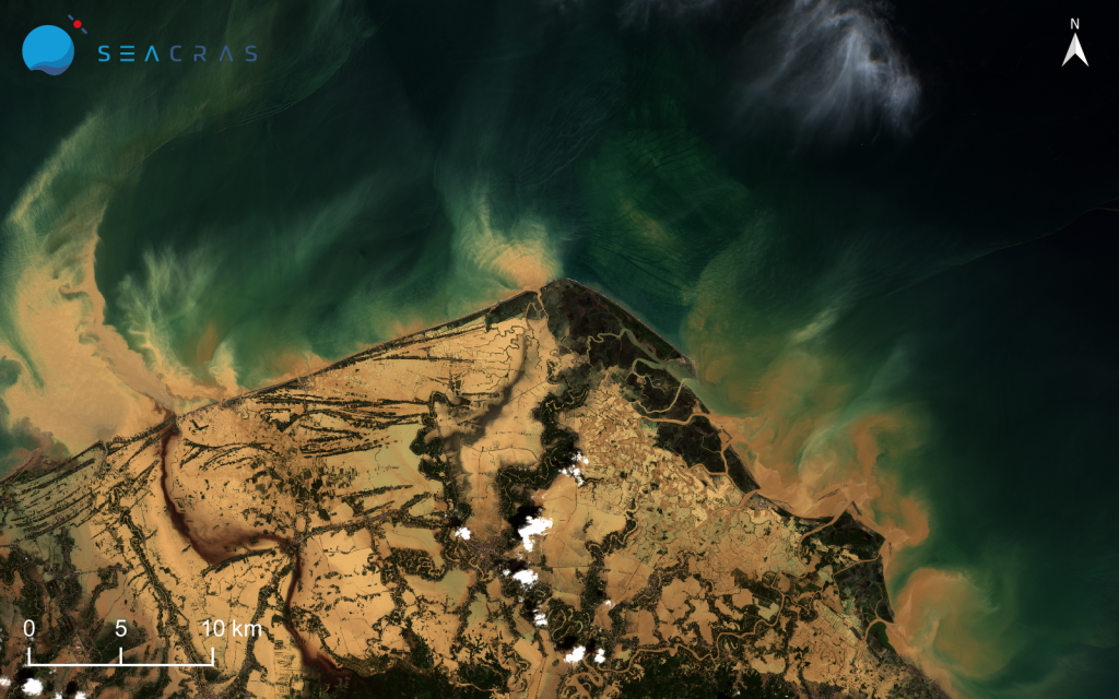 Poplave u Indoneziji na otoku Sumatri - satelitski prikaz nakon poplava i prolaska ciklona.