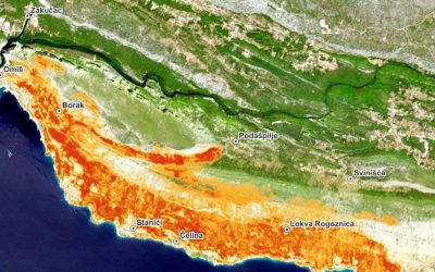 Satelitska analiza požara Omiš–Mimice: što podaci otkrivaju nakon požara?